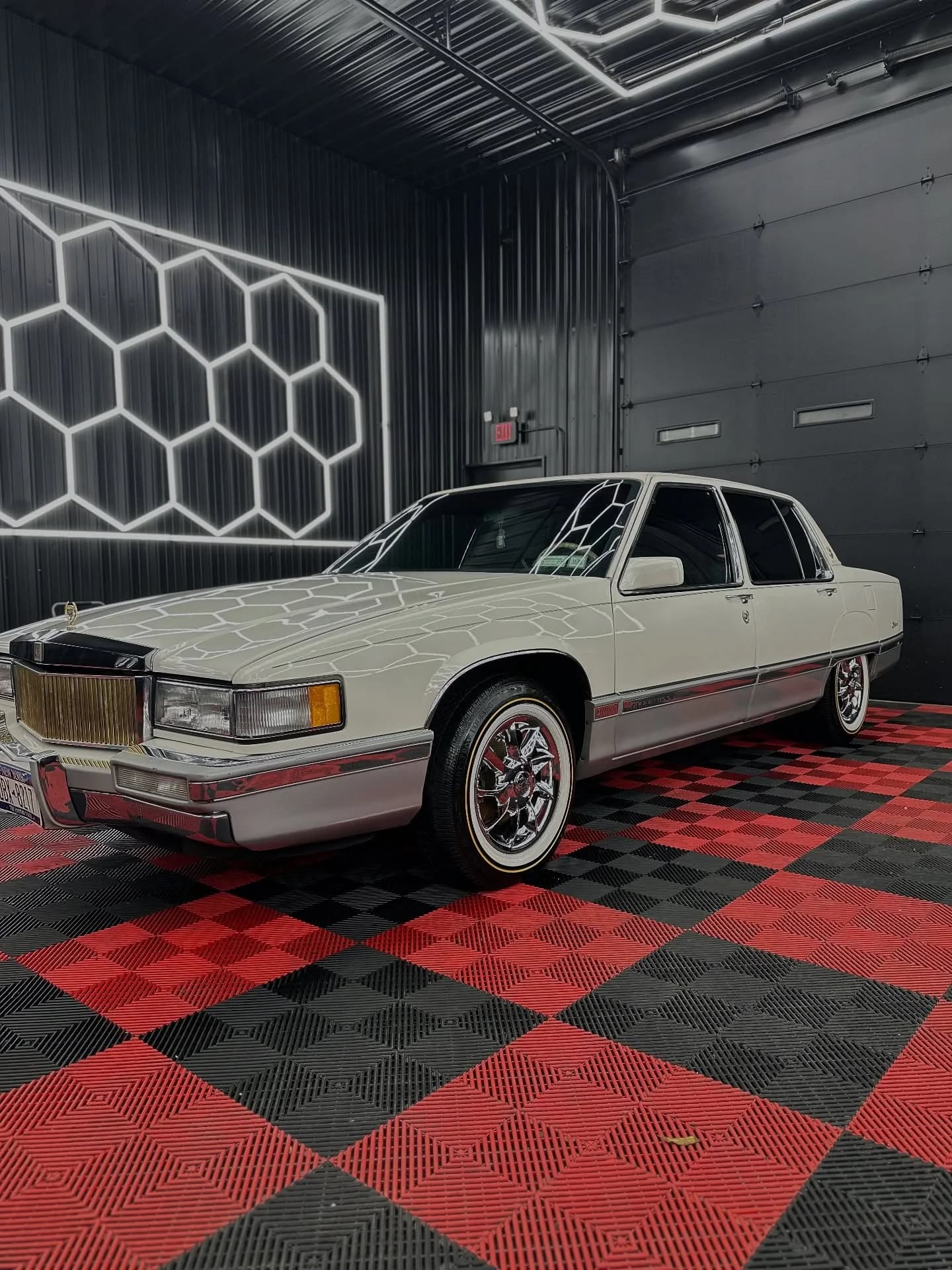 Classic Cadillac paint detail after car detailing in Buffalo NY