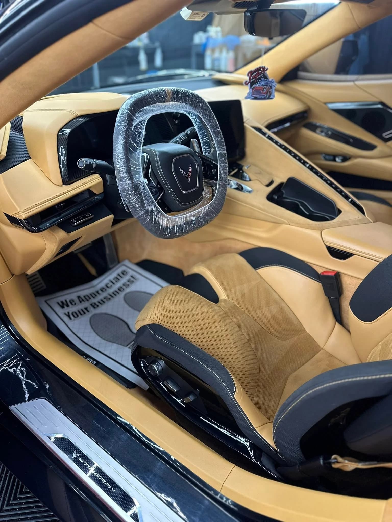 Corvette C8 side detail Cheektowaga NY car detailing