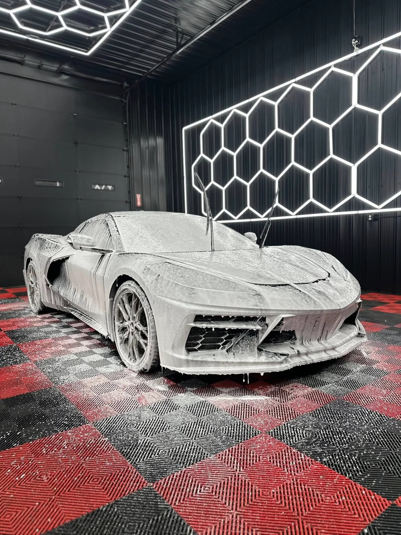 Corvette C8 before paint correction