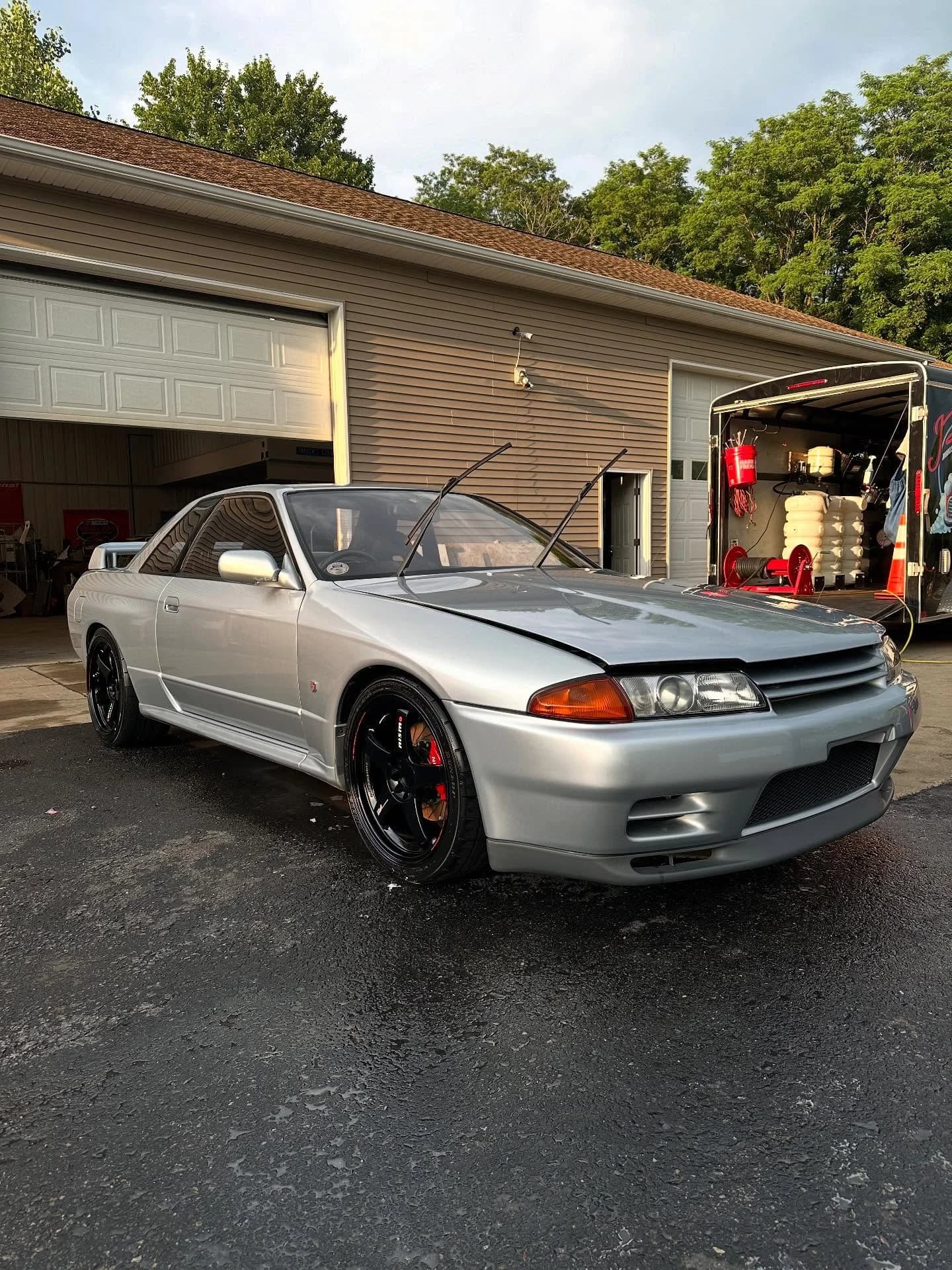 Nissan Skyline after exterior detailing