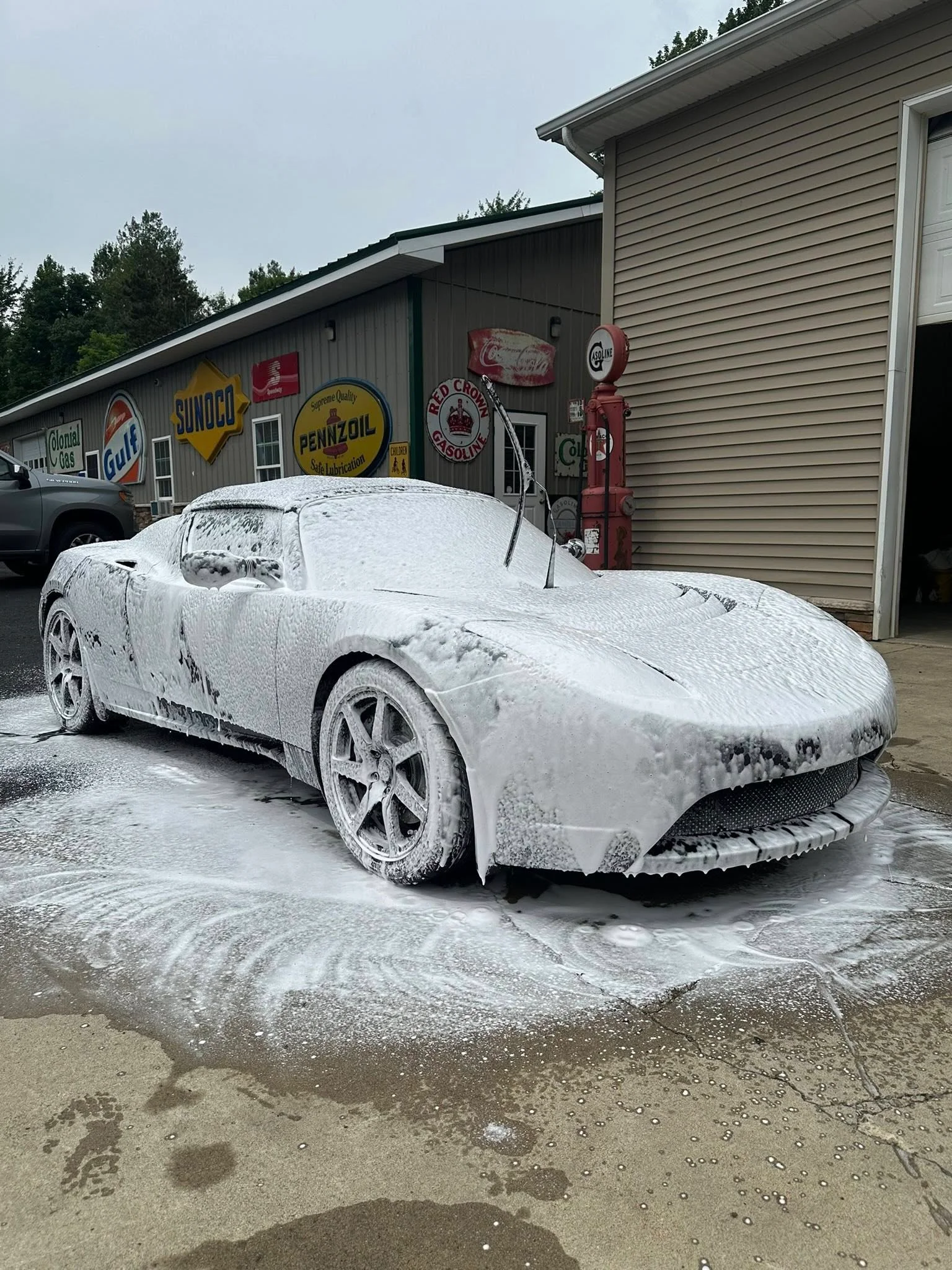 BMW sports car before detailing - Lackawanna NY transformation