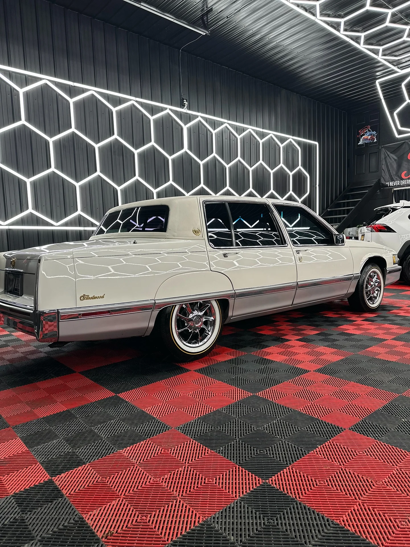 Cadillac Classic full side view after car detailing Williamsville NY