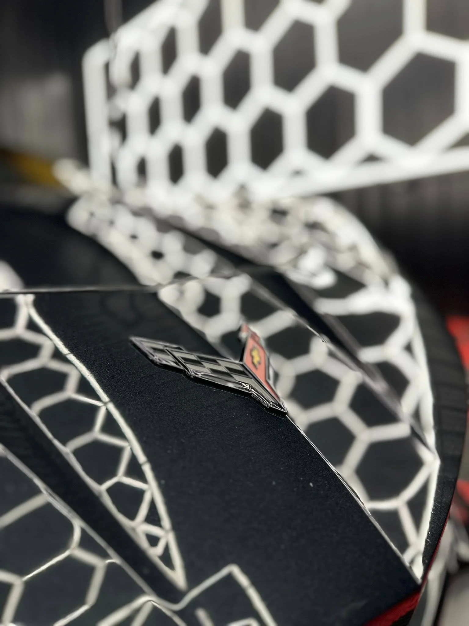 C8 front detail car detailing Cheektowaga NY - mirror finish