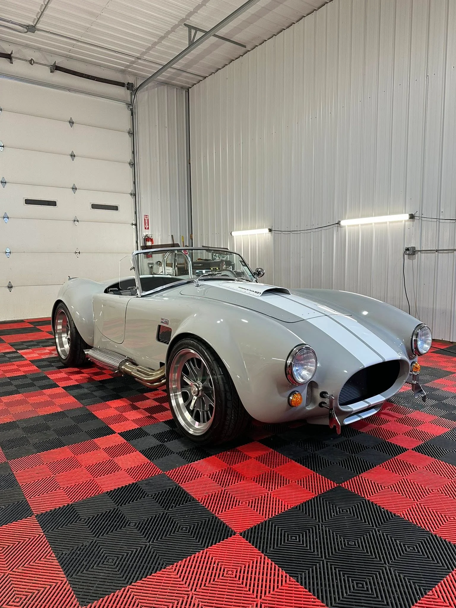Shelby Cobra replica after professional car detailing East Aurora NY - showroom finish