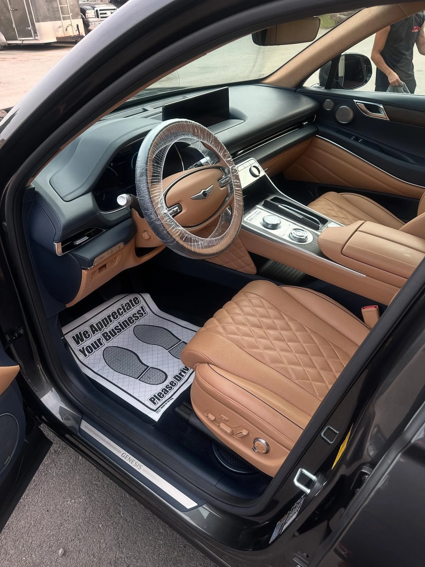 Genesis GV80 interior detailing - Luxury interior care in Buffalo NY