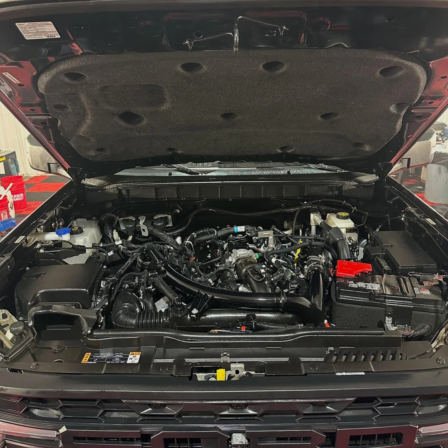 Ford Bronco engine bay mobile detailing Cheektowaga NY
