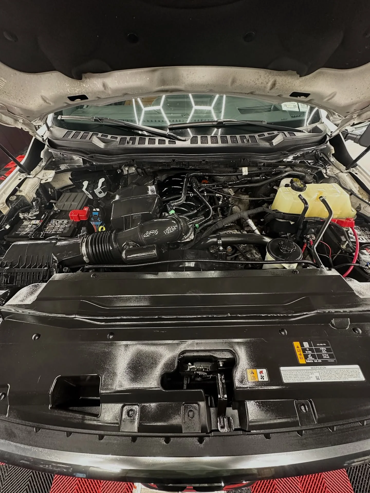 Wheel and undercarriage after salt removal Buffalo NY - winter protection detailing