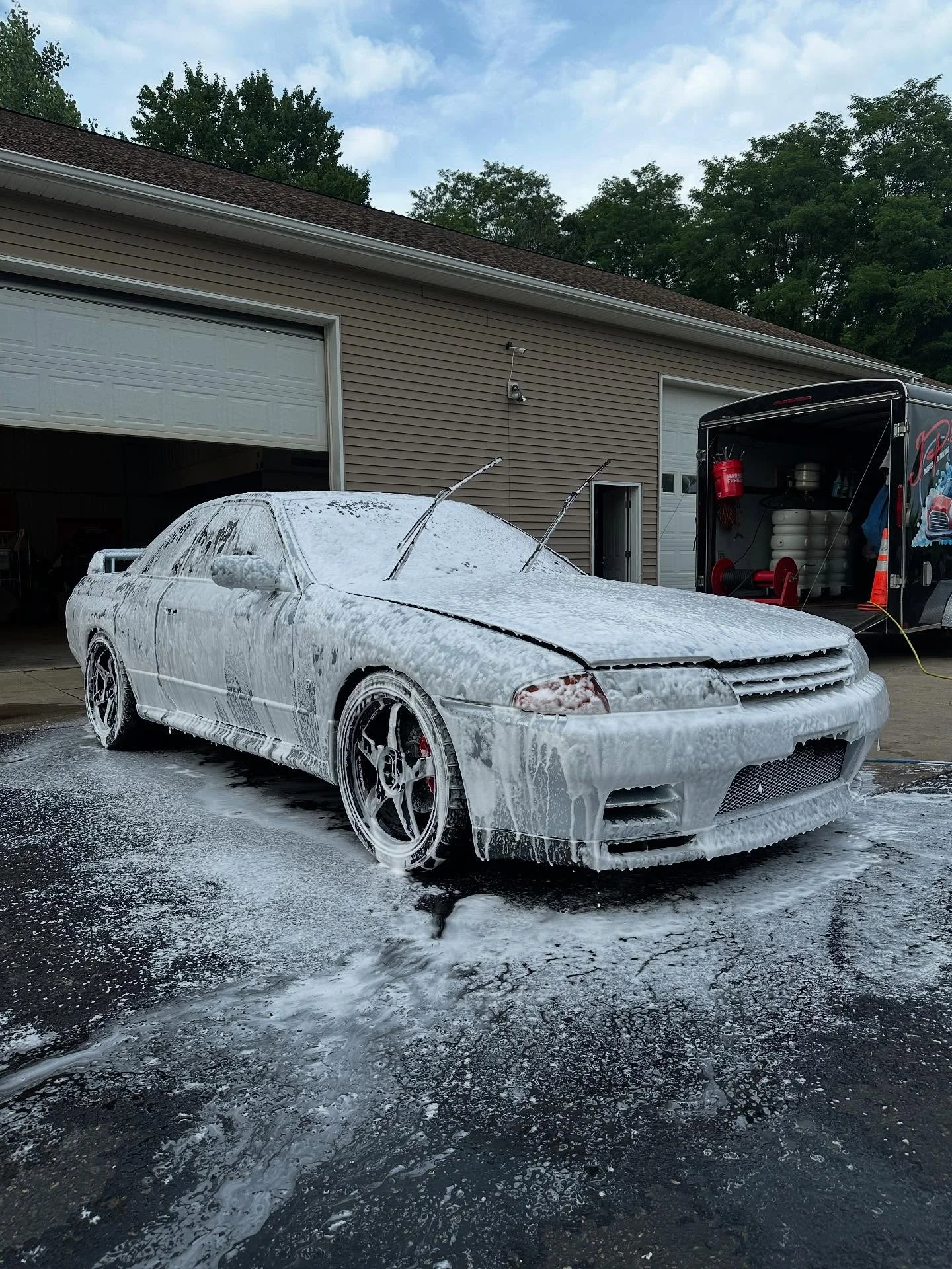 Nissan Skyline R32 before car detailing - Buffalo NY transformation