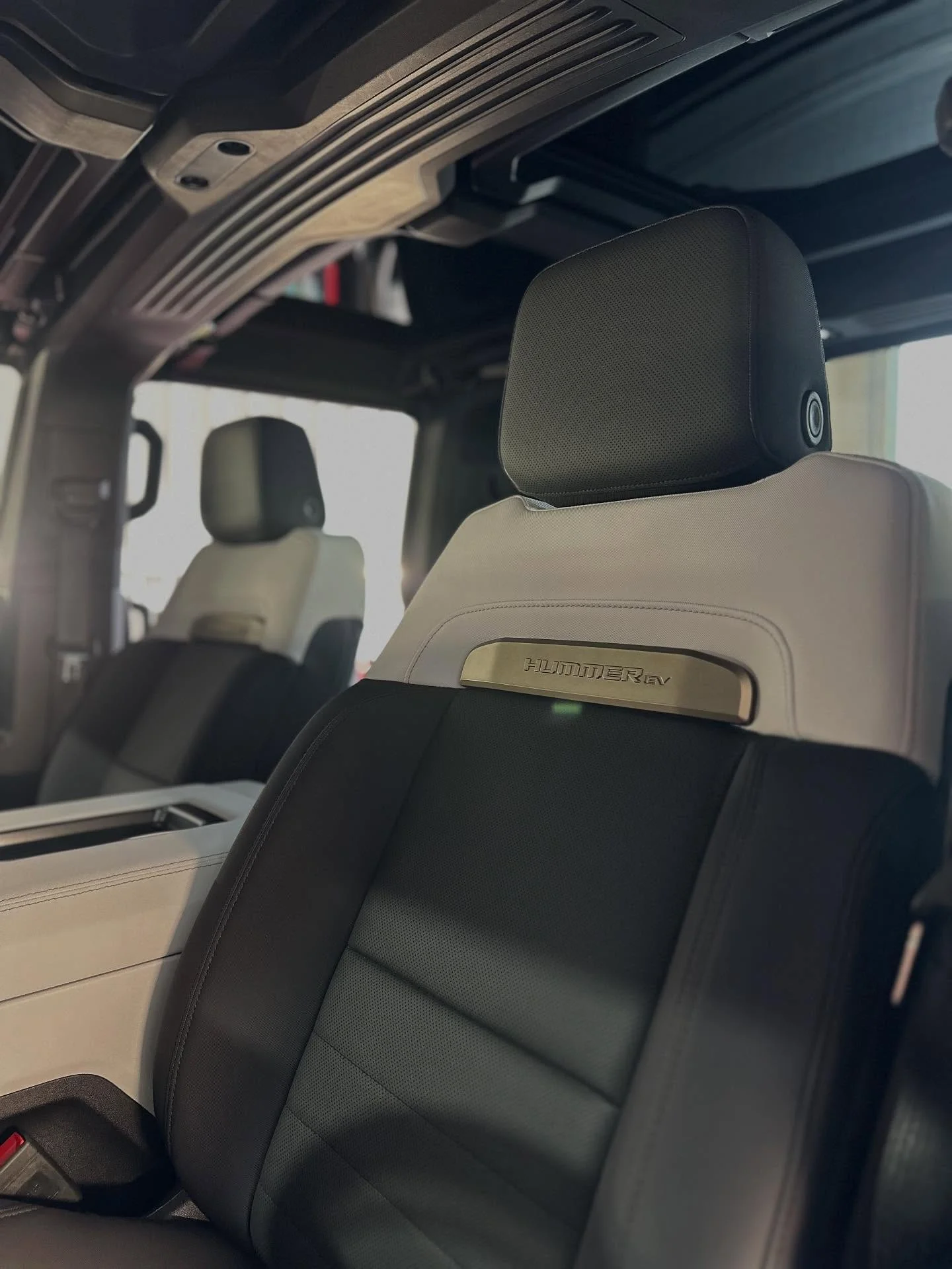 Hummer EV seat detailing Amherst NY - mobile premium interior care