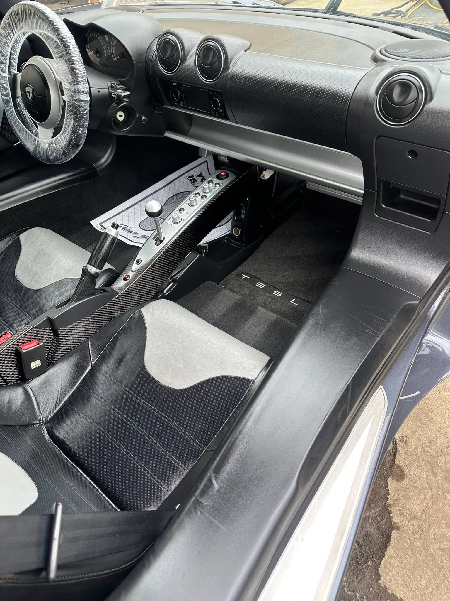 BMW rear angle after car detailing Depew NY